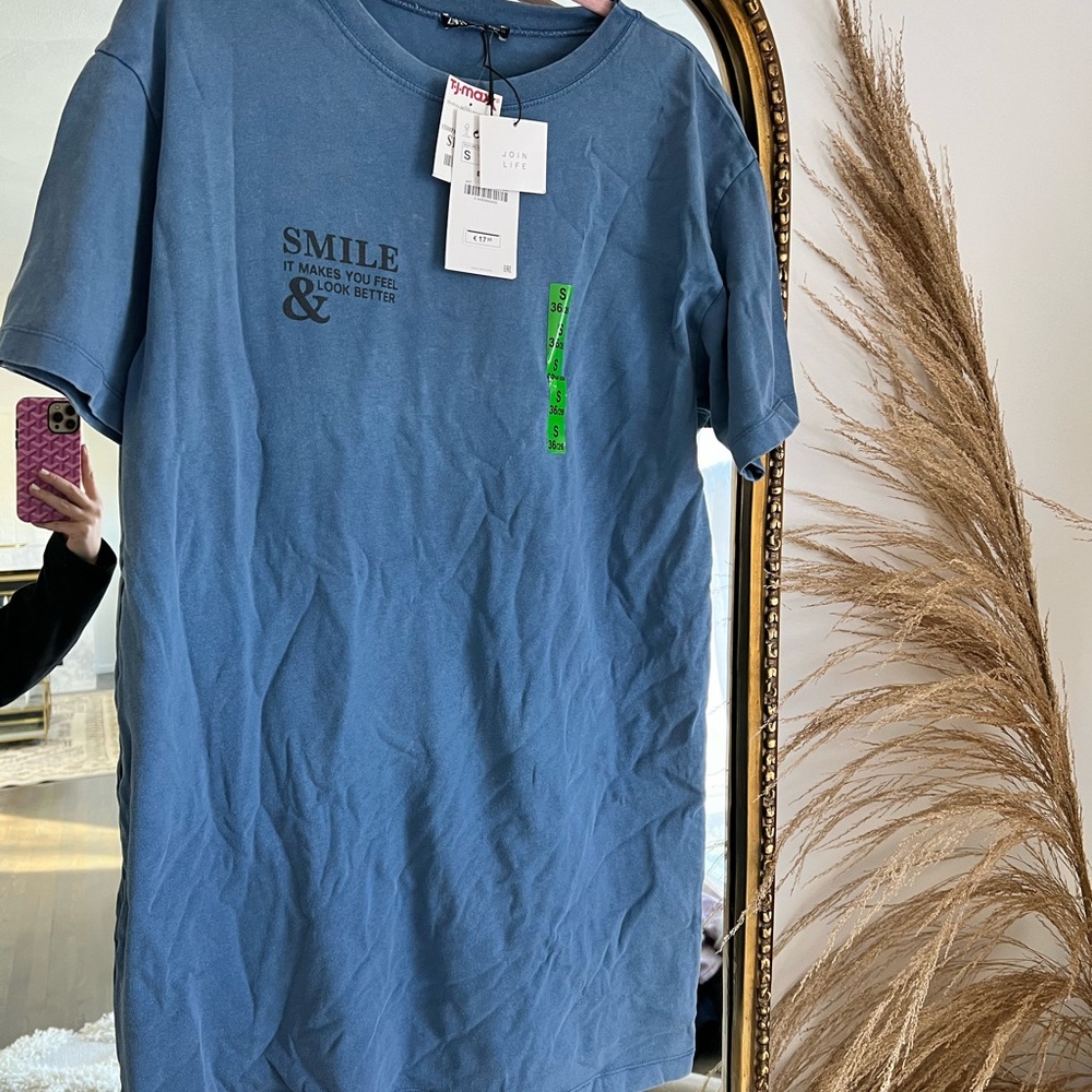 Zara NWT T Shirt Dress